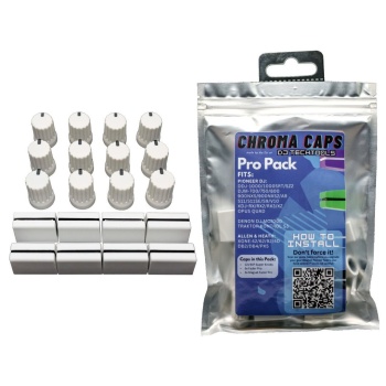 DJ TechTools 04 0032 Chroma Caps Pro Pack (Beyaz) | Fader ve Knob Seti Profesyonel Dokunuş